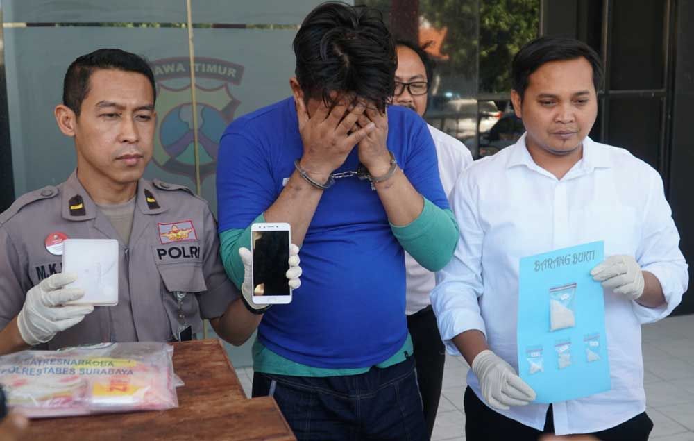 Fahrizal Mahri residivs pemgedar sabu ditangkap