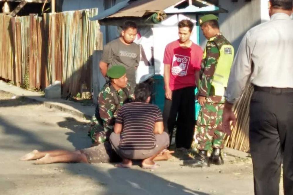 Viral Video 2 Pengendara Motor Mabuk Terobos Upacara di Tulungagung