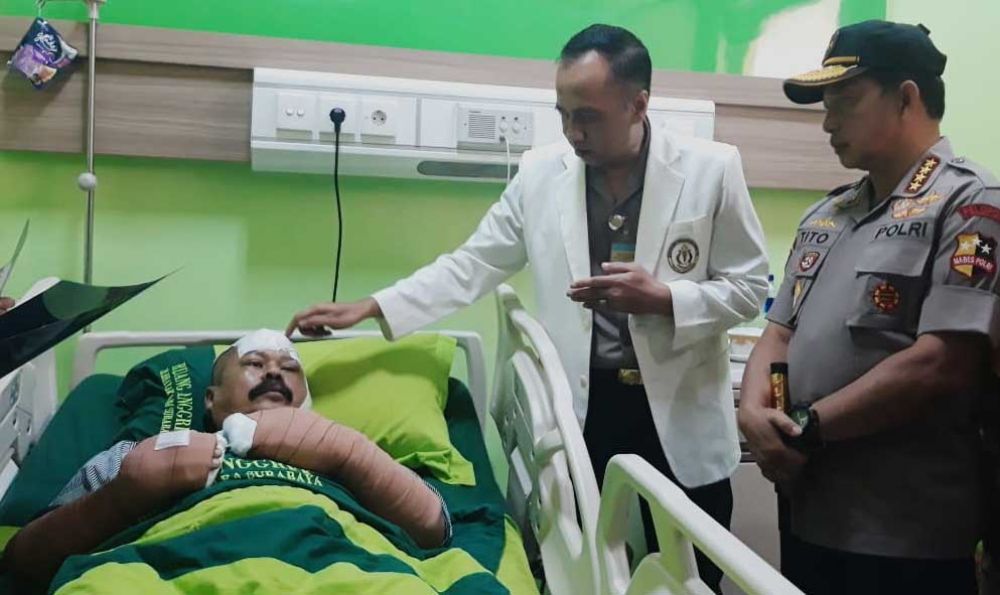 Kapolri Tito jenguk Aiptu Agus di RS Bhayangkara