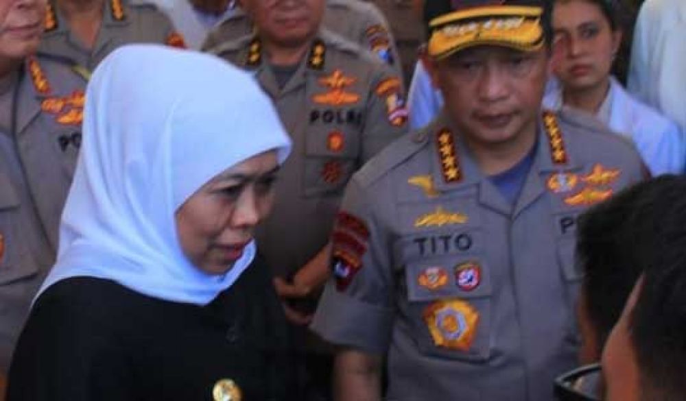 Gubernur Khofifah dan Kapolri Tito