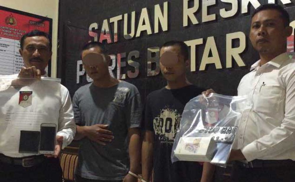 Kakak beradik dibekuk Polres Blitar Kota