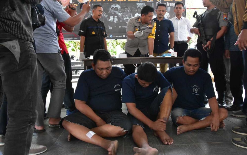 Tiga pembegal dump truk ditembak Polres Trenggalek