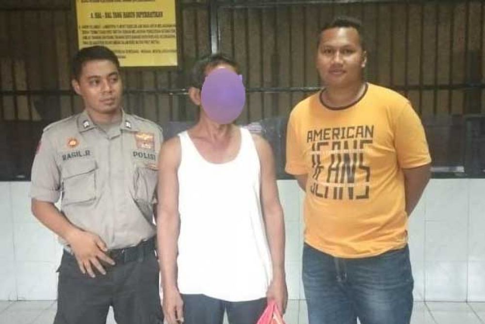 Pelaku ditangkap PPA Polrestabes Surabaya