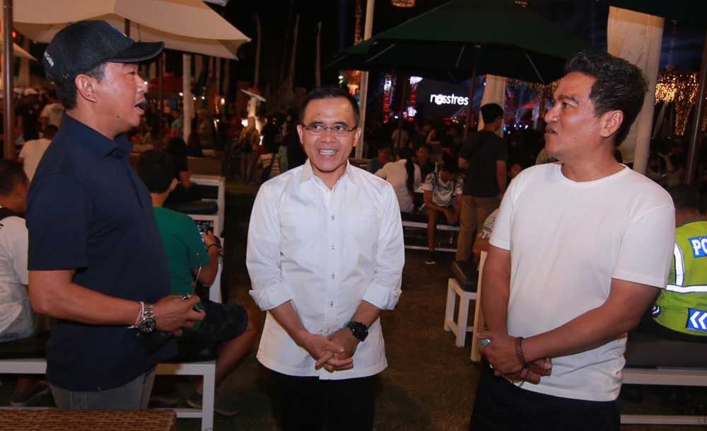 Bupati Anas, Gusde dan Indra Lesmana di Banyuwangi