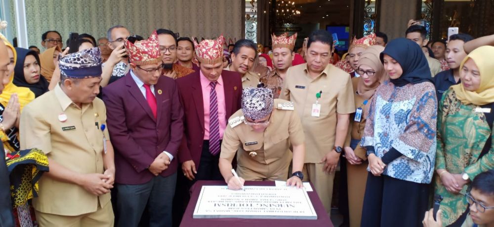 Penandatanganan kolaborasi program wisata sehat