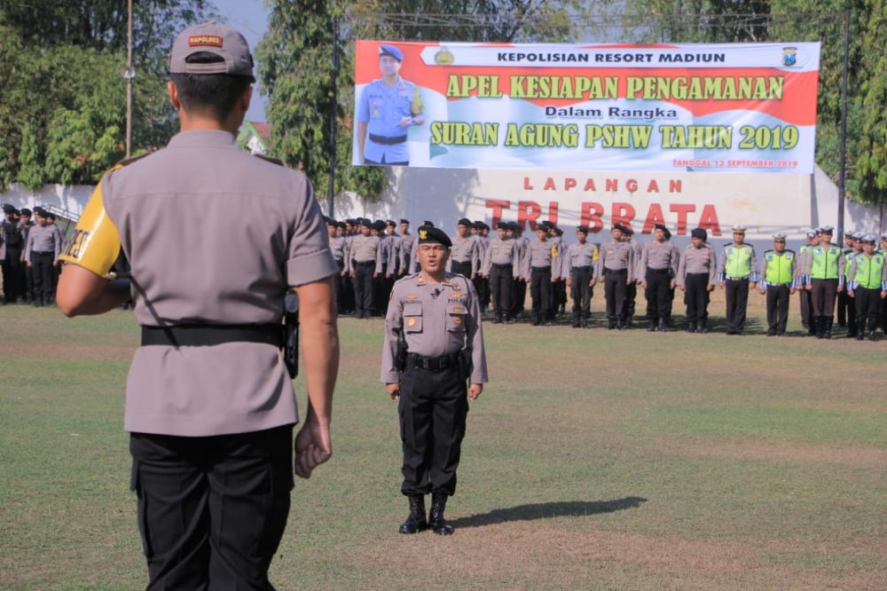 Apel gabungan dalam pengamanan PSHW Tunas Muda