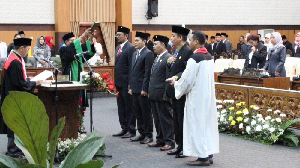 Pelantikan Ketua DPRD Banyuwangi