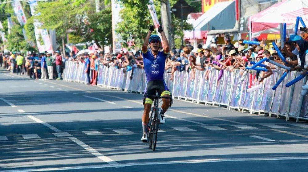 Pebalap Indonesia, Aiman Cahyadi juara di etape 2 ITdBI 2019
