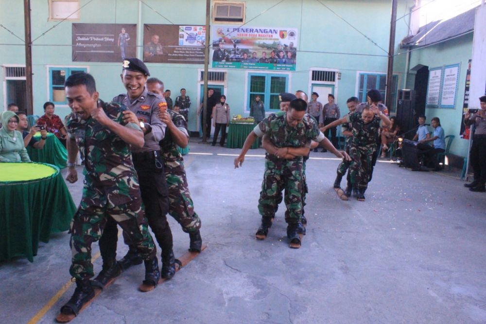 Lomba bersama TNI dan Polres Magetan