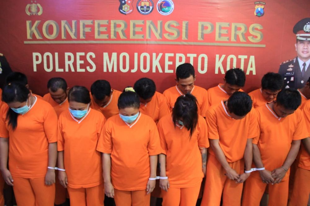 27 pelaku narkoba diamankan Polres Mojokerto Kota