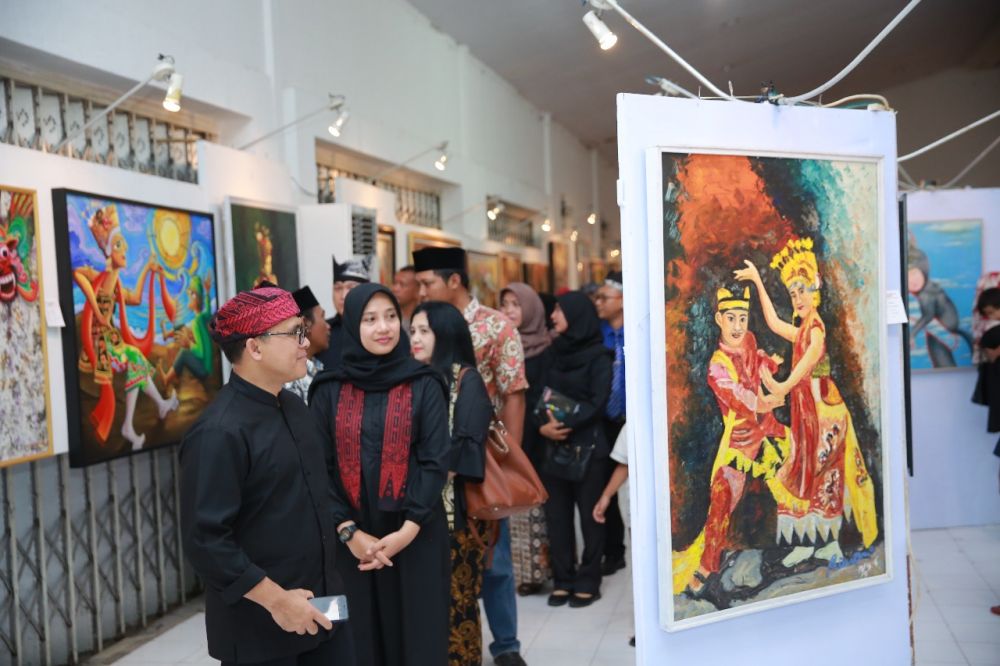 Pameran seni LARAS dibuka Bupati Banyuwangi, Abdullah Azwar Anas
