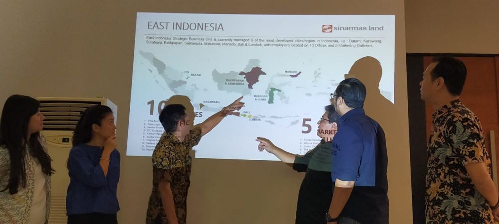Manajemen Sinar Mas Land tunjukkan  proyek di Indonesia