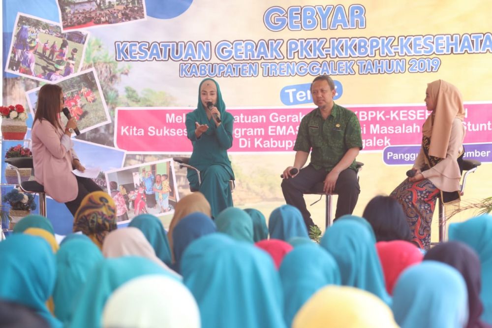 Cara Mencegah Stunting ala Istri Bupati Trenggalek