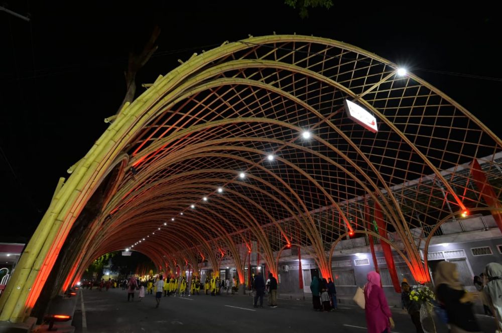 Terowongan 'Lorong Bambu' di Banyuwangi