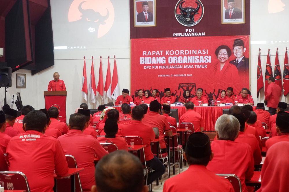 Rapat Koordinasi Bidang Organisasi DPD PDI P Jawa Timur