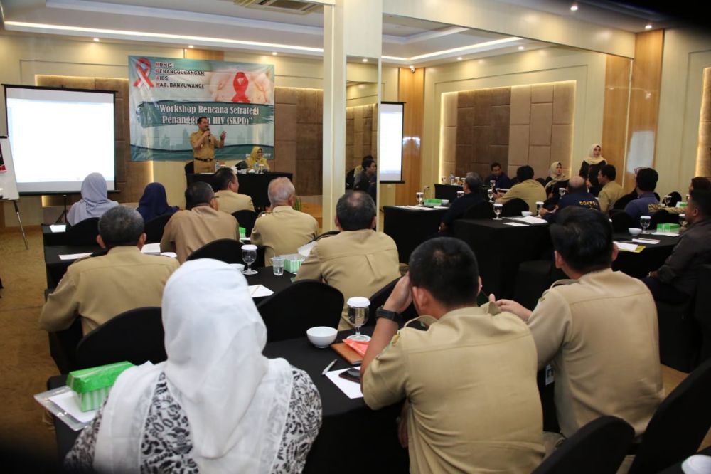 Wabup Yusuf Buka Workshop Penanggulangan HIV/AIDS di Banyuwangi