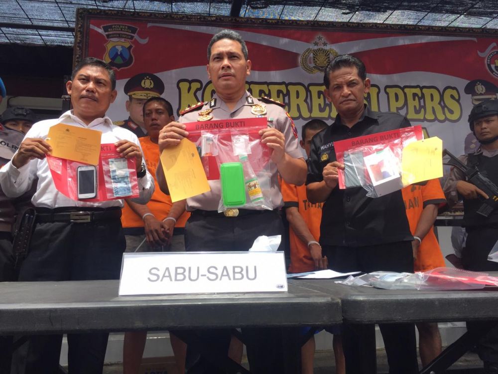 Empat Pengedar Sabu Jaringan Lapas Madiun dan Malang Diciduk