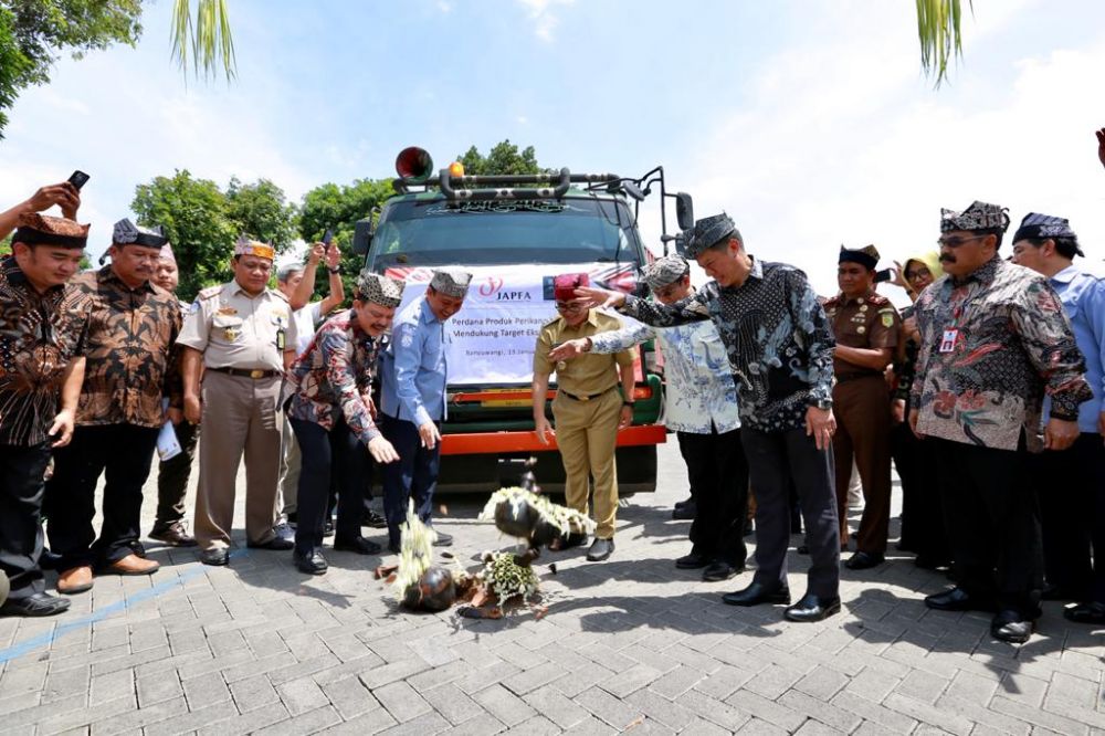 Pelepasan ekspor ikan sidat di Banyuwangi