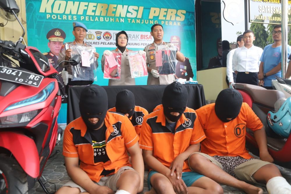 Komplotan bandit motor ditangkap