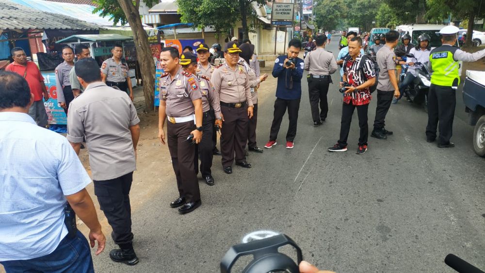 Kapolresta Malang Kota datang ke lokasi kecelakaan
