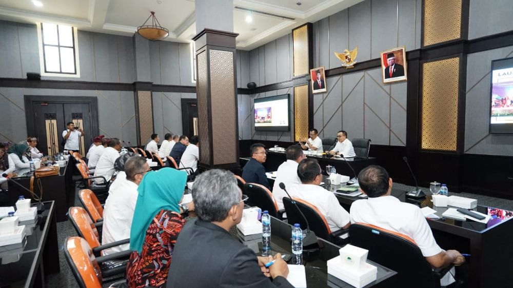 Pertemuan Pemkab Banyuwangi dengan Sekdaprov Jatim