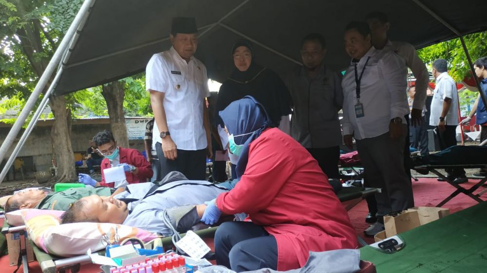 Donor darah PWI Pasuruan