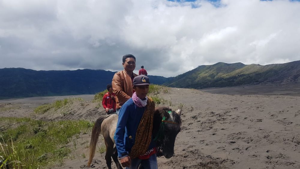 Pengunjung wisata Bromo (foto dokumen)


