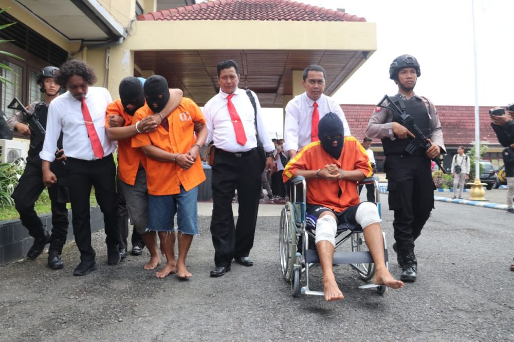 Dua Bandit Pembobol Minimarket Antar Provinsi Didor