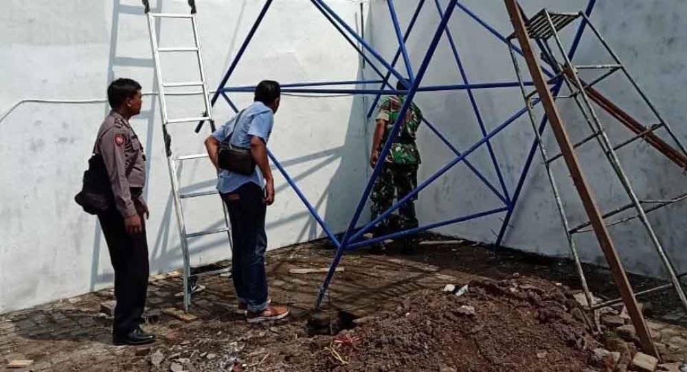 Lokasi proyek yang menewaskan pekerja karena tersengat listrik