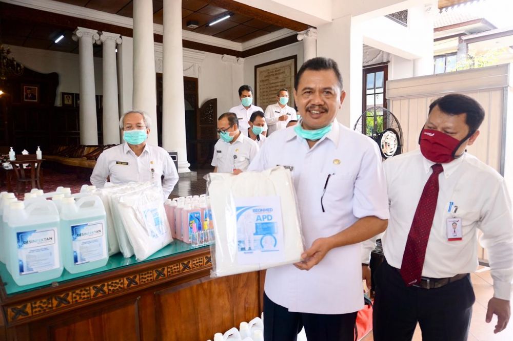 Pemkab Siapkan Satu Juta Masker Kain Bagi Warga Mojokerto Imbas Corona