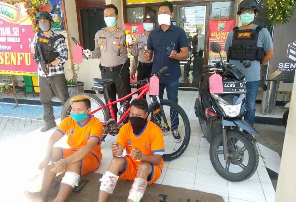 Dua spesialis pencuri sepeda angin diamankan Unit Reskrim Polsek Sukolilo