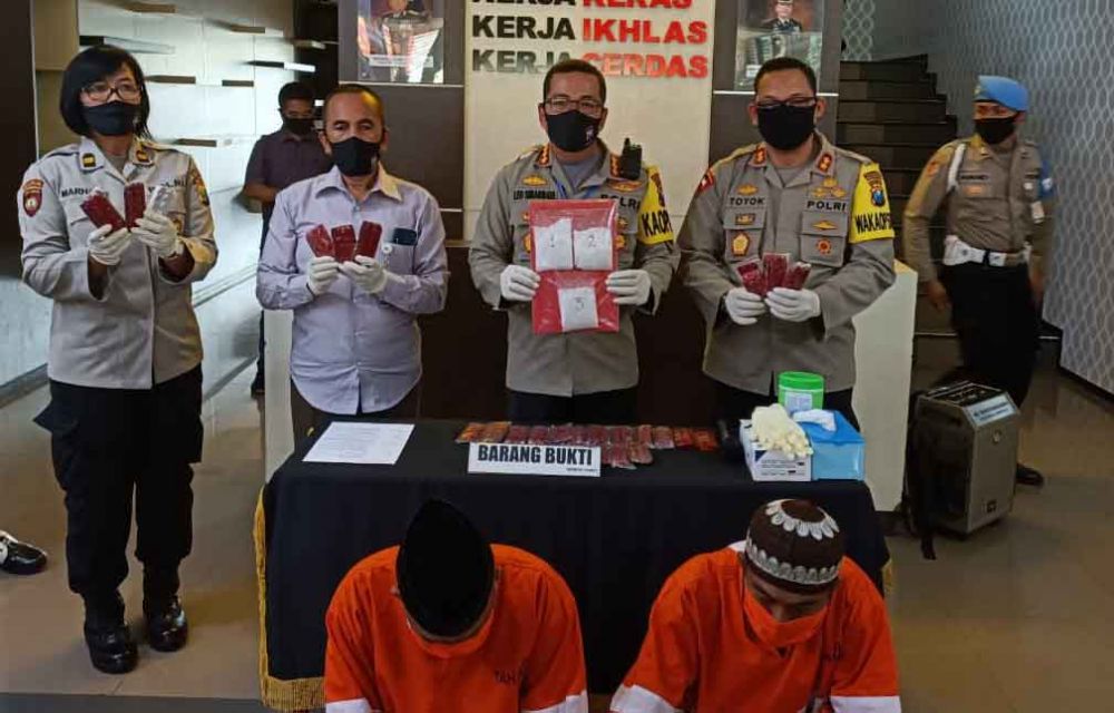 Dua pelaku diamankan Polresta Malang Kota