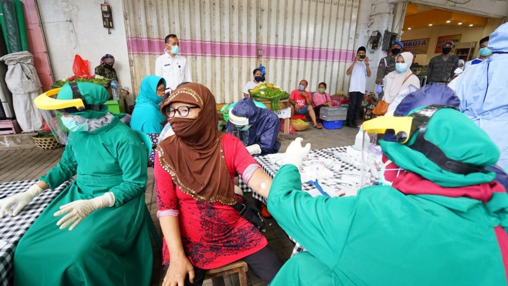 Pelaksanaan rapid test di Banyuwangi