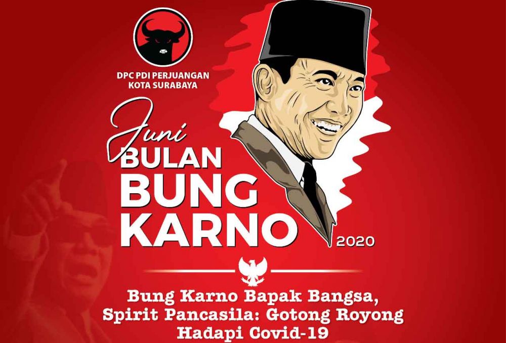 PDIP Surabaya Gelar Lomba Foto hingga Bagi Buku di Bulan Bung Karno