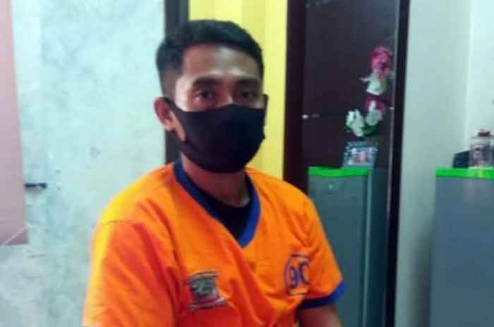 Sudarmono diamankan polisi setelah terbukti menjual istri