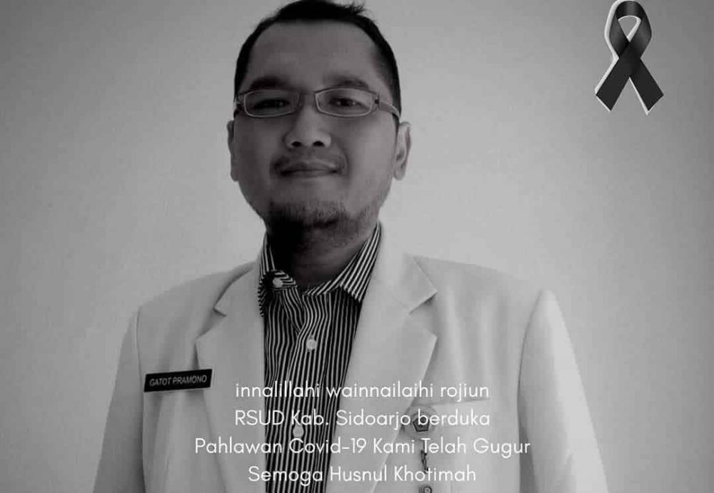 Seorang Dokter dan Perawat di Sidoarjo Meninggal Terkonfirmasi Corona