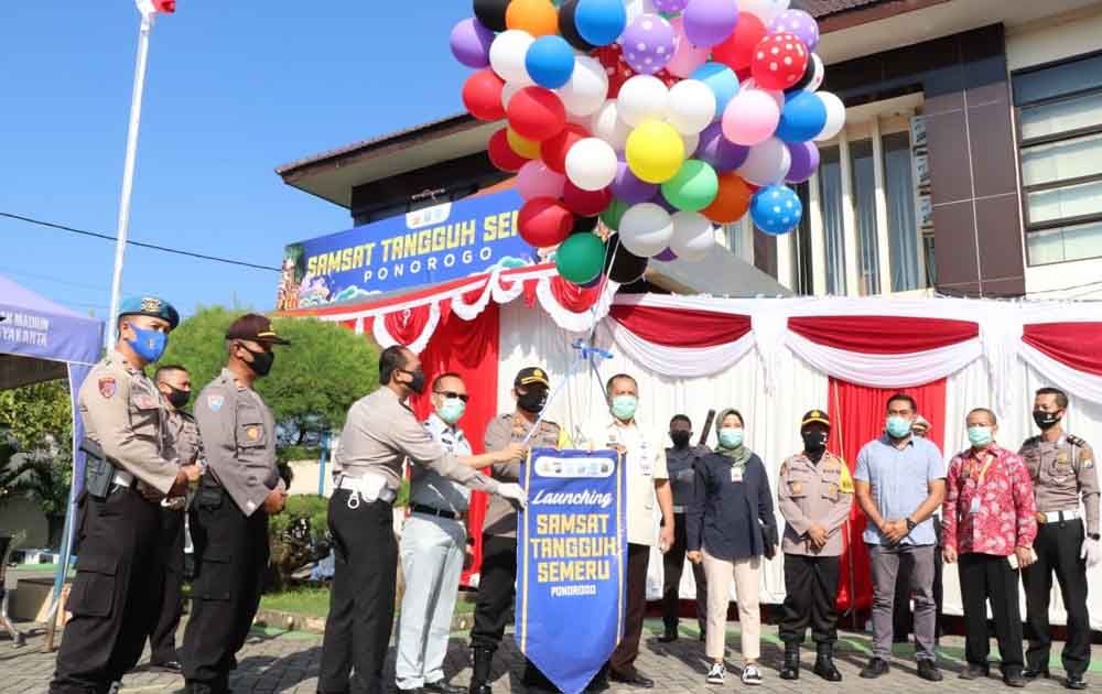 Launching Samsat Tangguh Semeru di Ponorogo