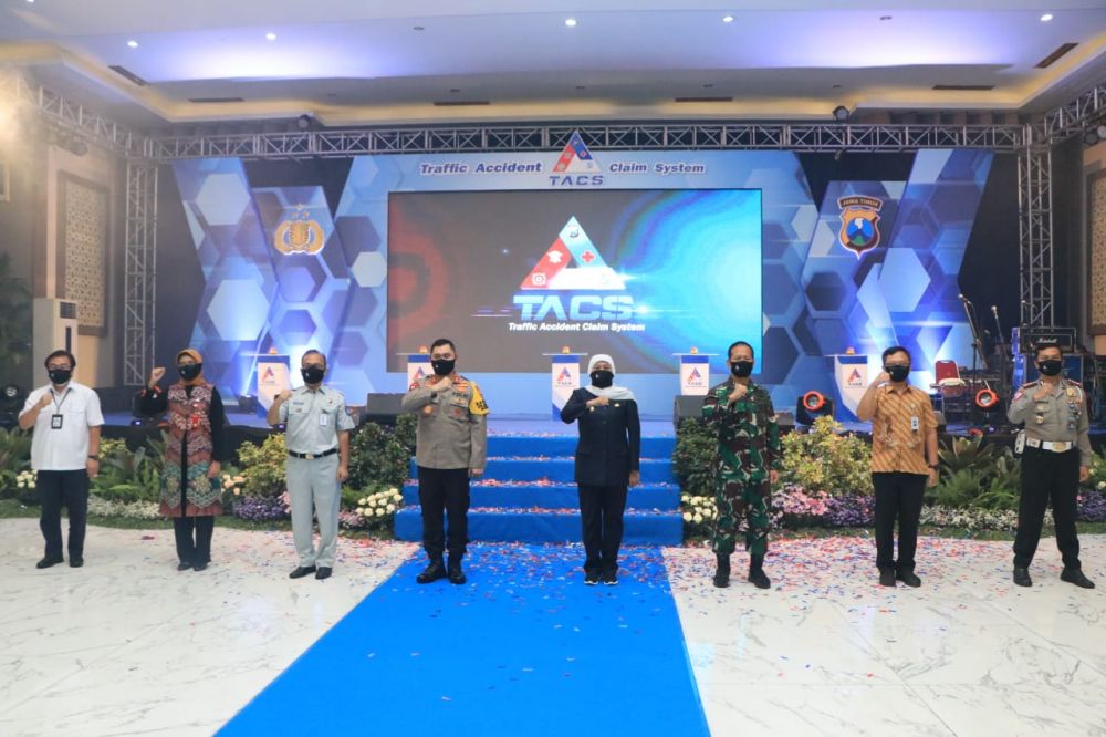 Launching Traffic Accident Claim System (TACS) di Polda Jatim