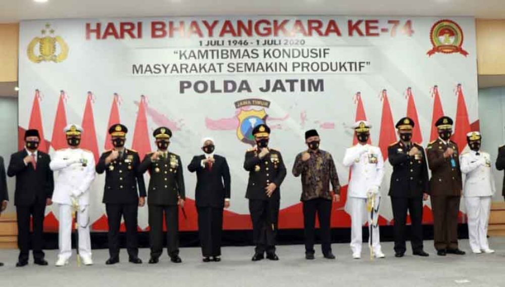 Hari Bhayangkara ke-74 di Mapolda Jatim