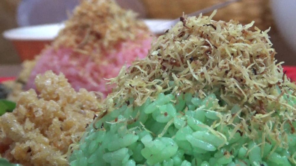 Nasi uduk aneka warna di Kota Probolinggo
