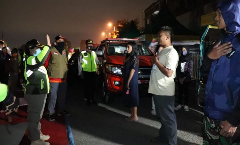 Penindakan pelanggaran new normal di Kota Batu