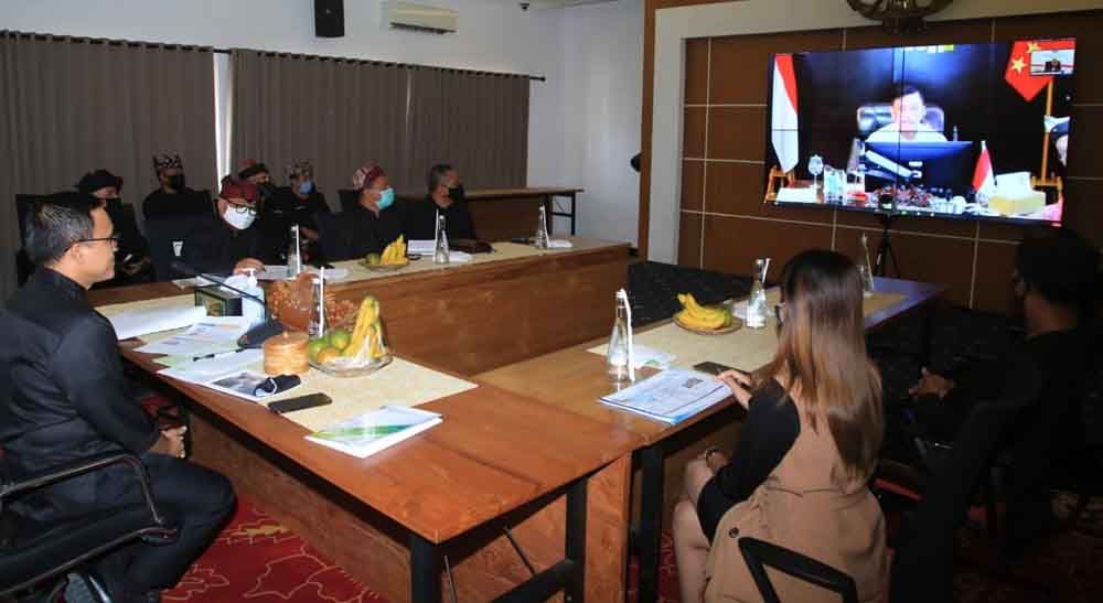 Rakor virtual di Banyuwangi