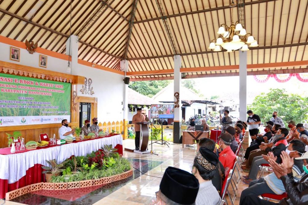 Sosialisasi e-RDKK dan Kartu Tani di Banyuwangi