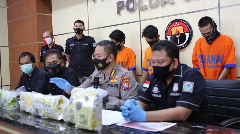 3 pengedar narkoba jaringan Malaysia dibongkar