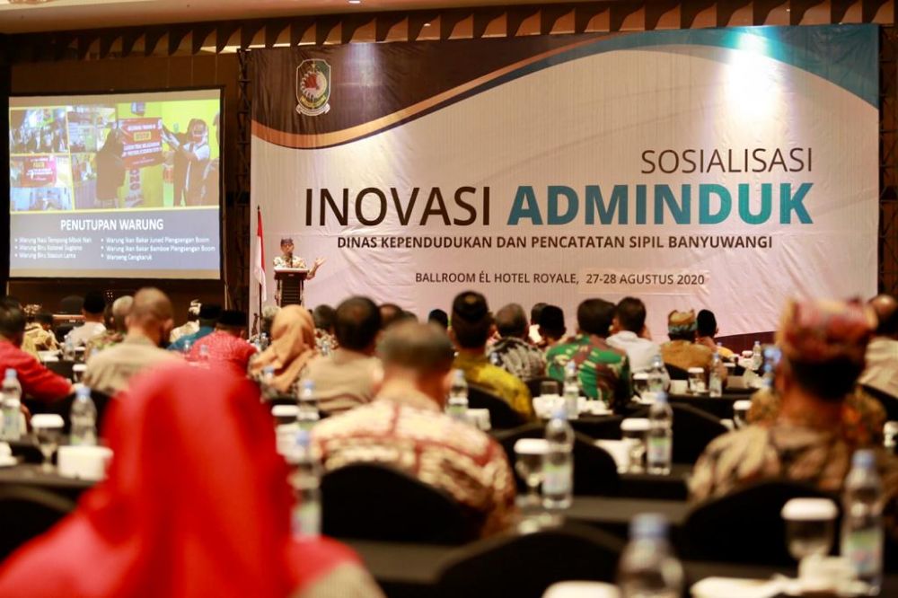 Sosialisasi Inovasi Dukcapil New Branding Adminduk di Banyuwangi