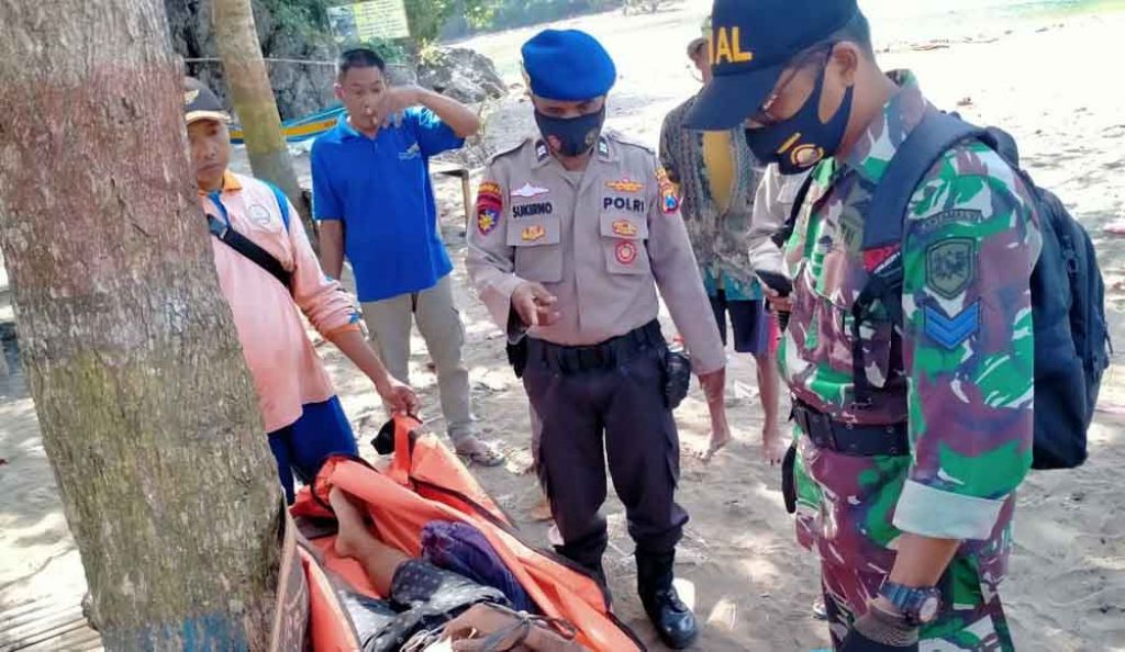 Korban tewas tenggelam di Pantai Ungapan