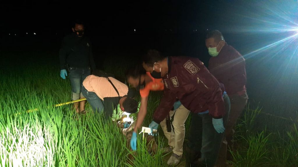 Polisi lakukan olah TKP