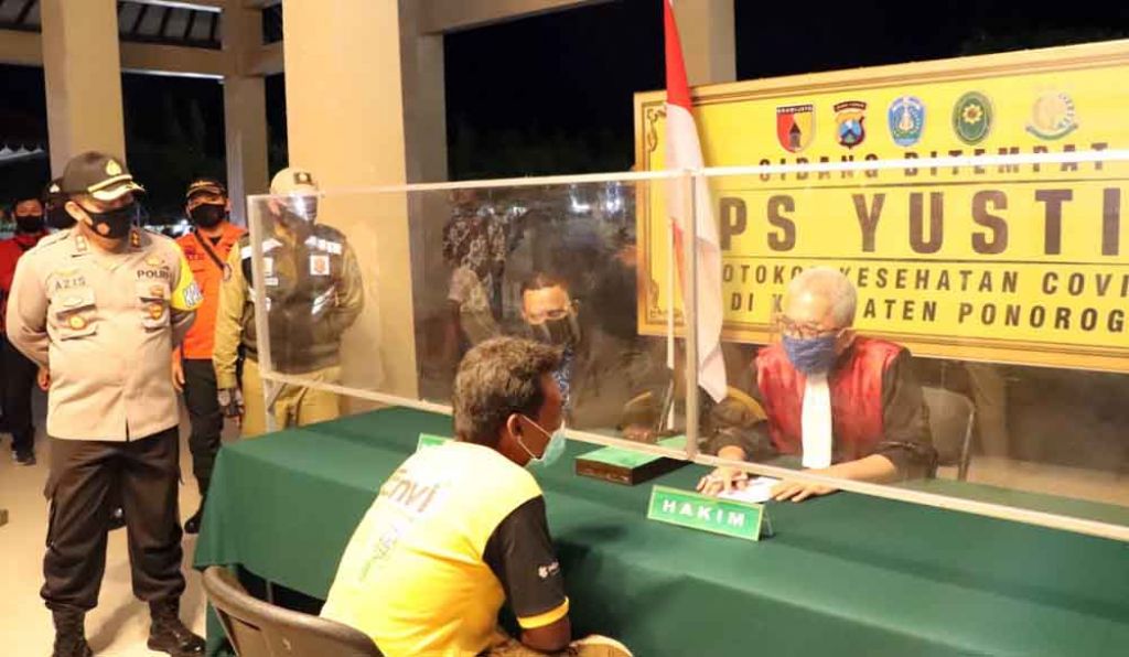 Operasi yustisi di Ponorogo