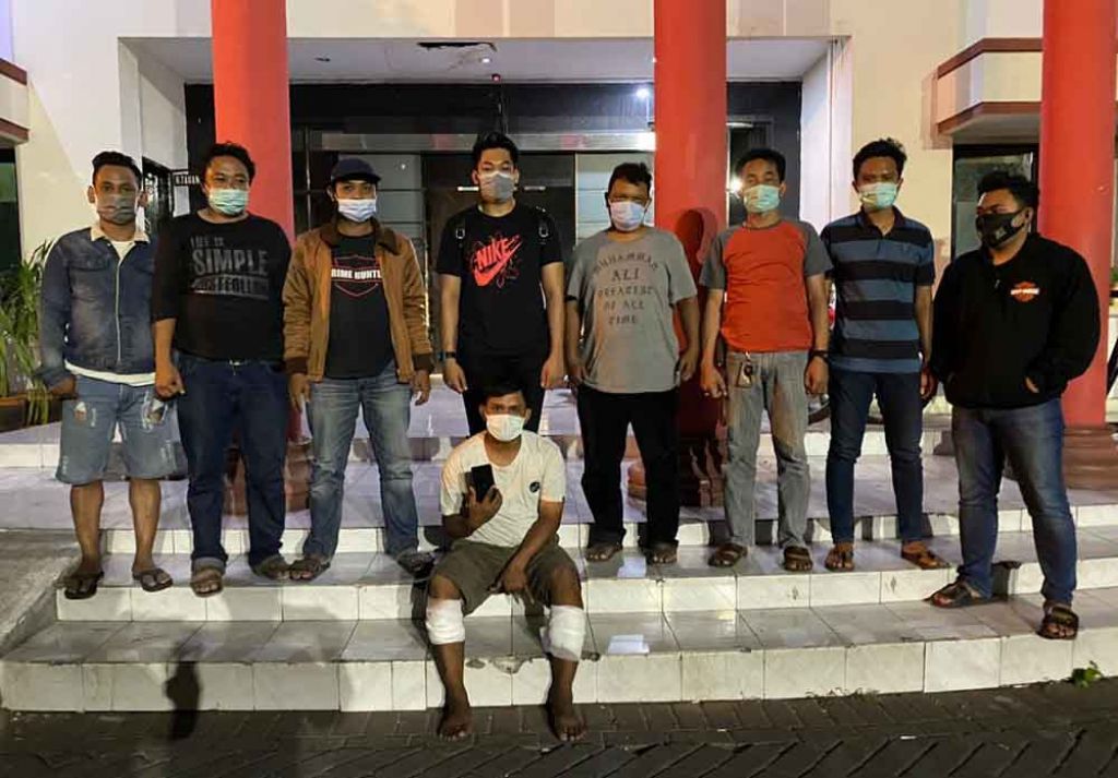 Tim Jatanras Polrestabes Surabaya mengamankan jambret yang buron tiga bulan