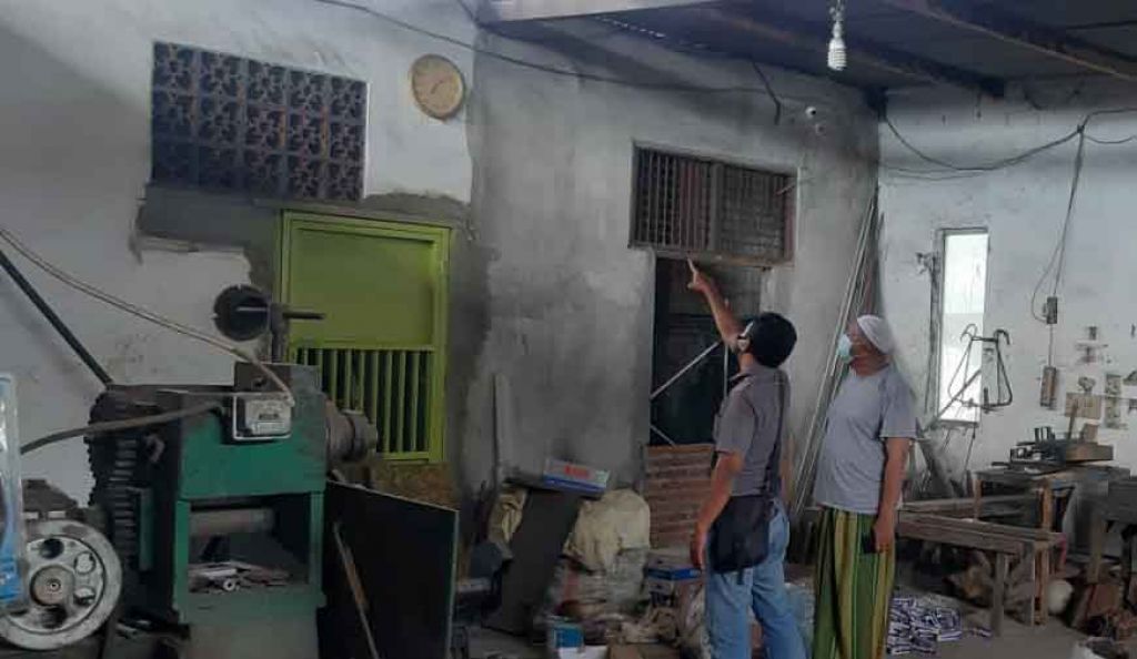 Bengkel bubut lokasi pencurian